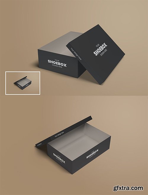 Shoe Box Mockup Vol 02 Shoe Box Mockup Vol 02