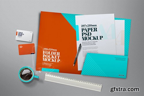 Folder Pocket Mockup