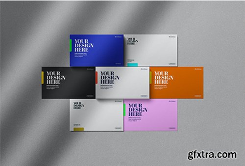 Business Card 85x55 Set Mockup