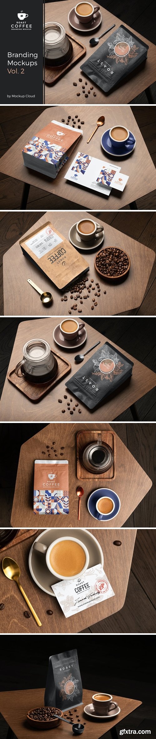 Roast – Coffee Branding Mockup Vol. 2 Roast – Coffee Branding Mockup Vol. 2