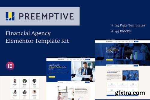 ThemeForest - Preemptive v1.0 - Business & Finance Elementor Template Kit - 29097887