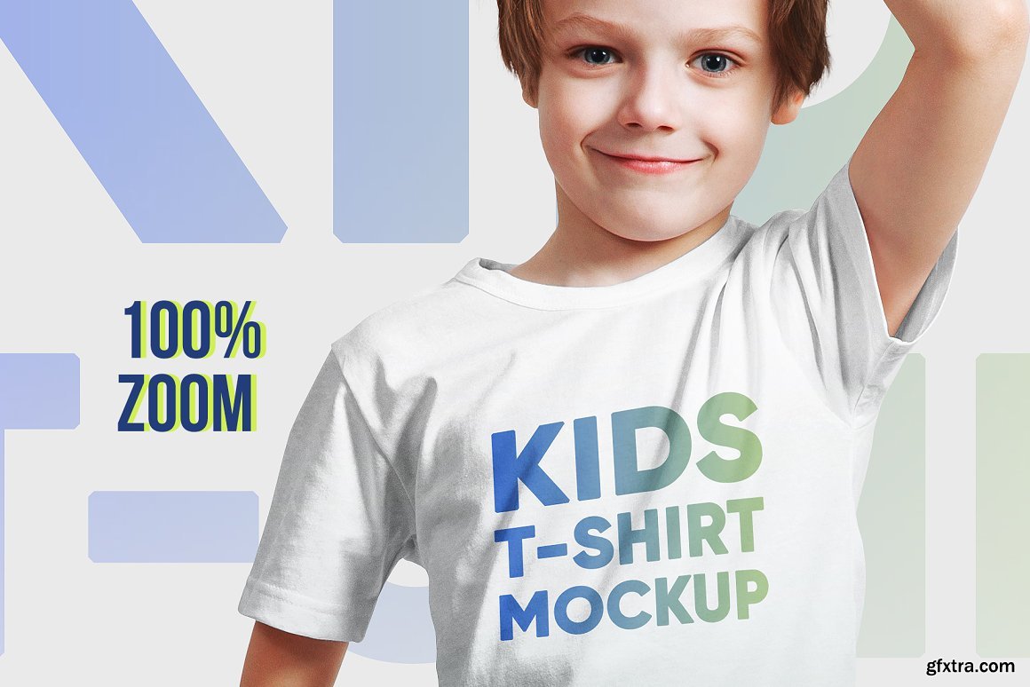 CreativeMarket - Mixed Kids T-Shirt Mockups 5336756 » GFxtra
