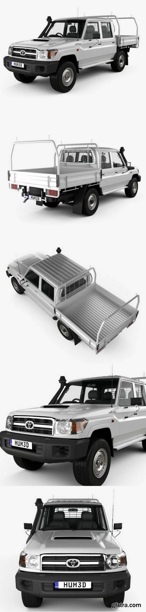 Toyota Land Cruiser (J70) Double Cab Pickup 2012