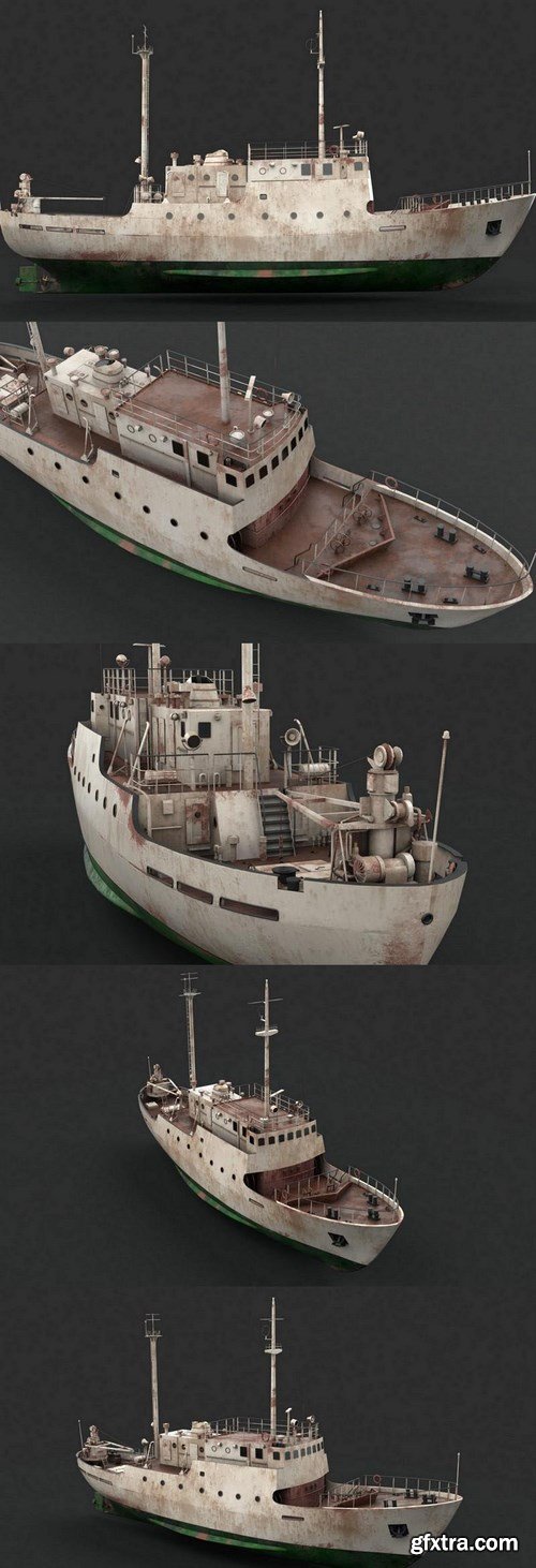 Old Vessel 3D Model