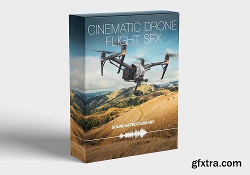 FCPX Full Access Cinematic Drone Flight SFX Library AiFF