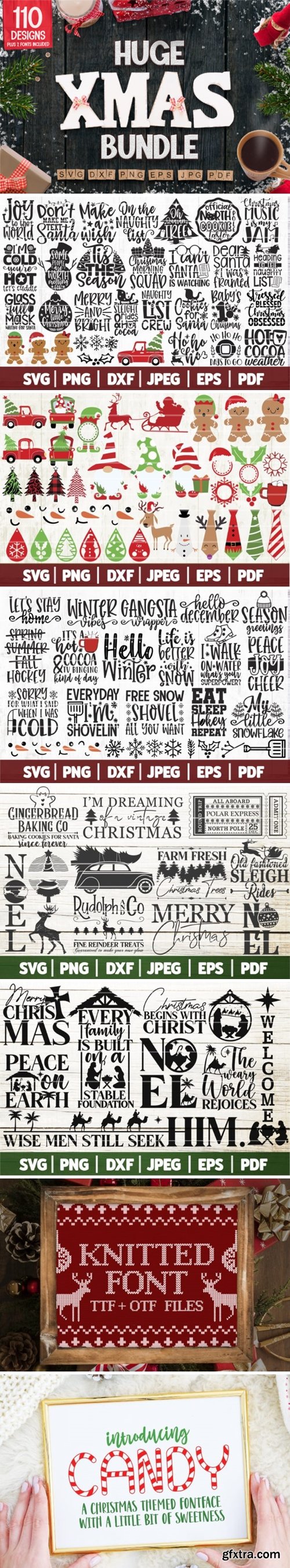 Huge Christmas Bundle SVG 6527941