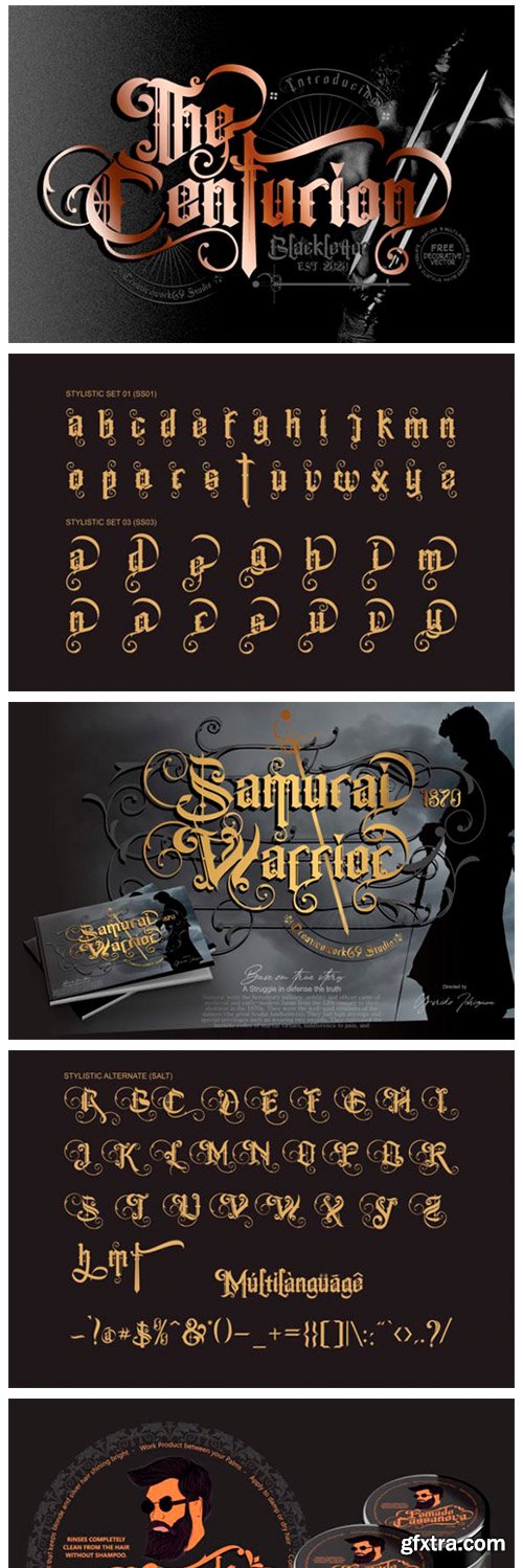 The Centurion Font The Centurion Font