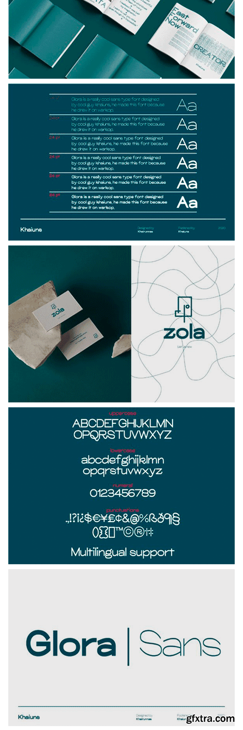 Glora Sans Font Glora Sans Font