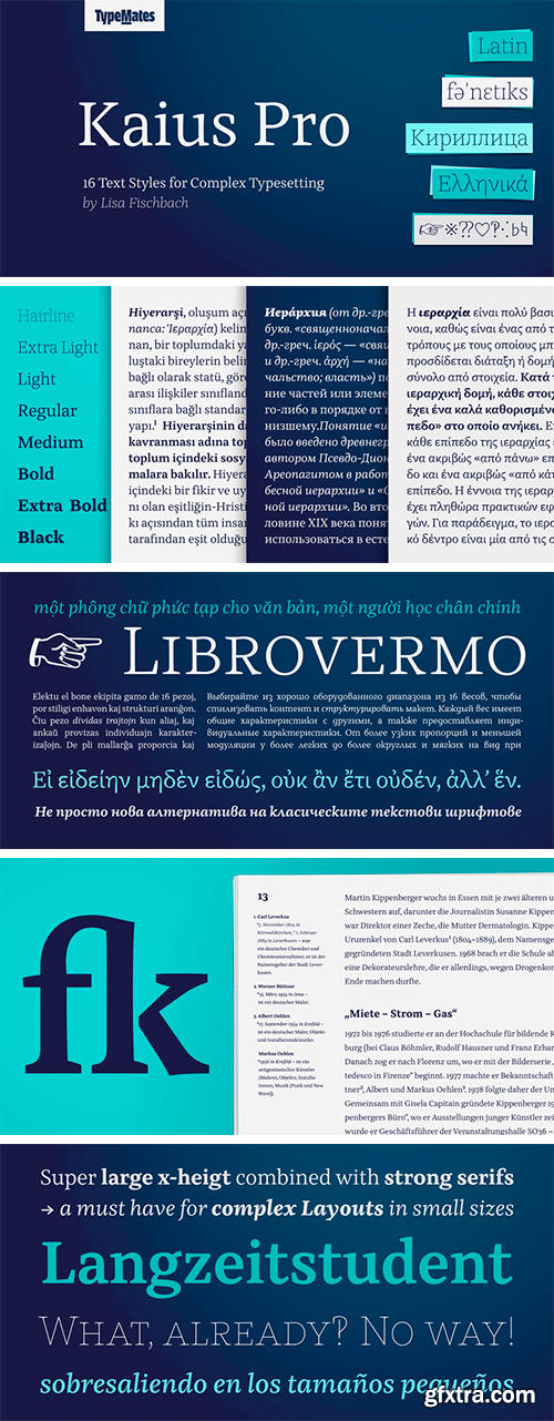 Kaius Pro Font Family Kaius Pro Font Family