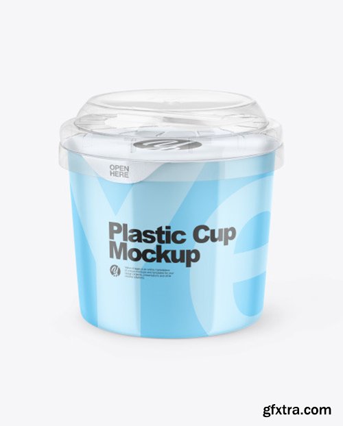 Glossy Plastic Cup Mockup 66421 Glossy Plastic Cup Mockup 66421