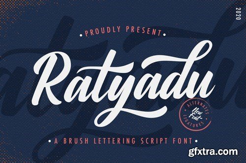 Ratyadu - Vintage & Retro Bold Script Font