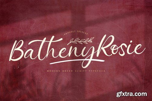 Batheny Rosie - Script Font