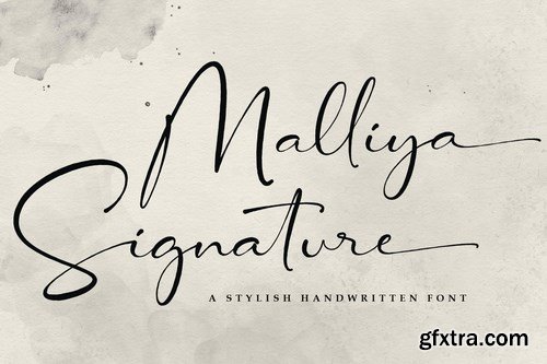 Malliya Signature Font