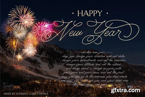 Ultimate Class - Elegant Stylish Script Font