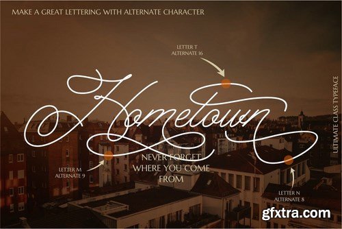 Ultimate Class - Elegant Stylish Script Font