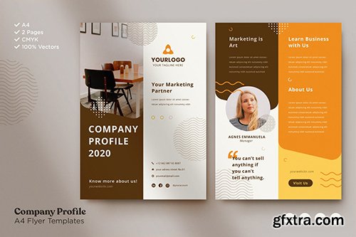 A4 Flyer Template Vol.02 Company Profile