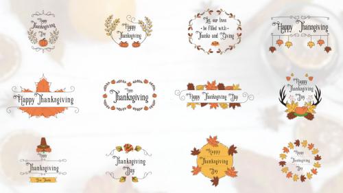 MotionArray - Thanksgiving Day Titles - 849309