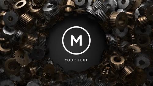 MotionArray - Modern Bright Logo Opener With Cogwheels - 846333