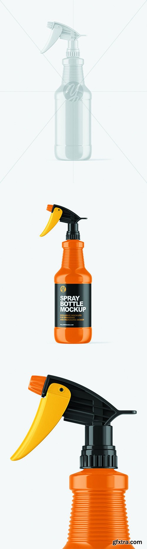Glossy Spray Bottle Mockup 66358 Glossy Spray Bottle Mockup 66358