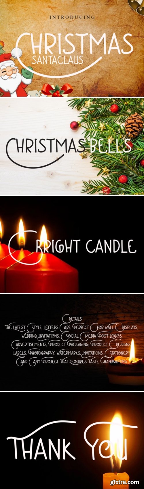 Christmas Santaclaus Font