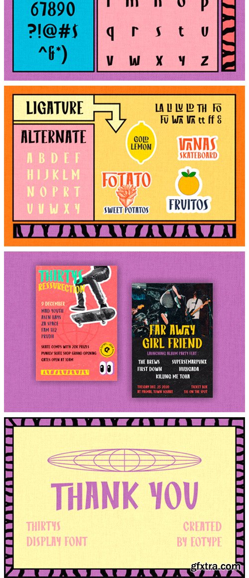 Thirtys Font Thirtys Font