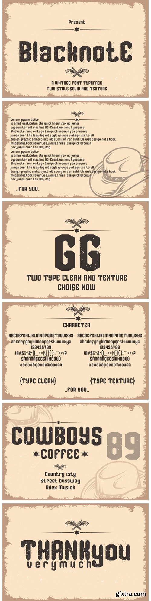 Blacknote Font