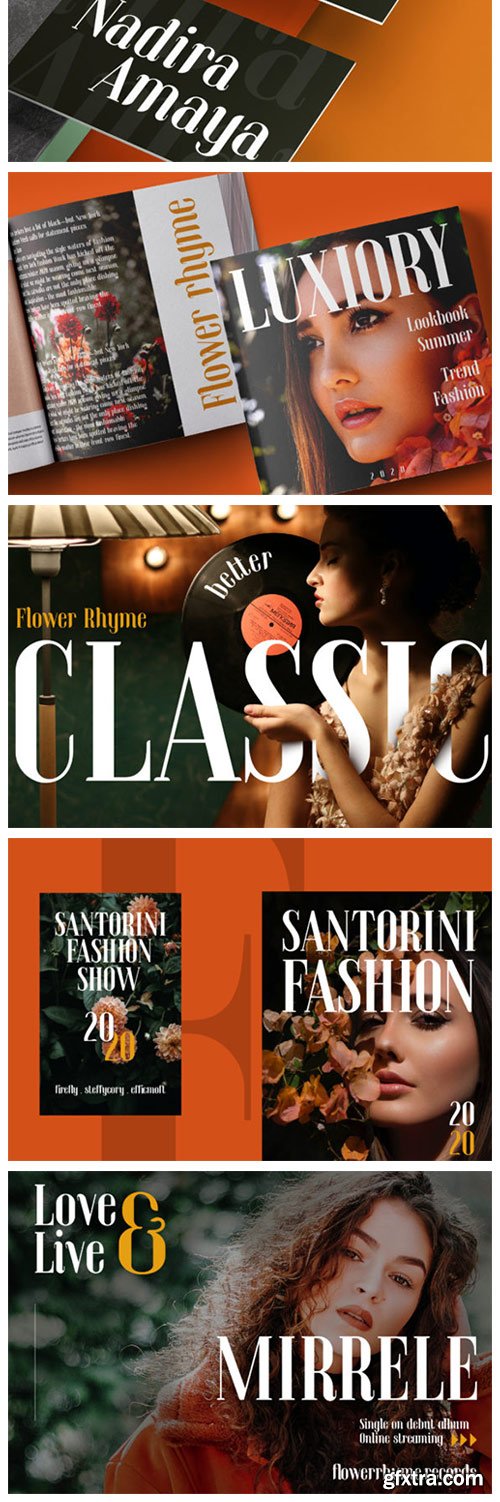 Flower Rhyme Font Flower Rhyme Font