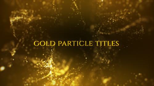 MotionArray - Gold Particle Titles - 840855