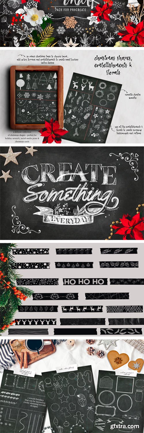 Christmas Procreate Brushes Bundle 6656650 » GFxtra