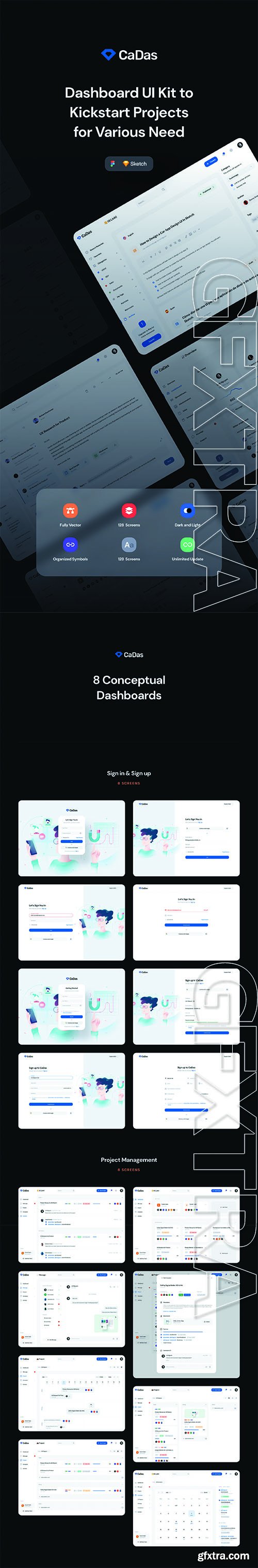CaDas Dashboard UI Kit