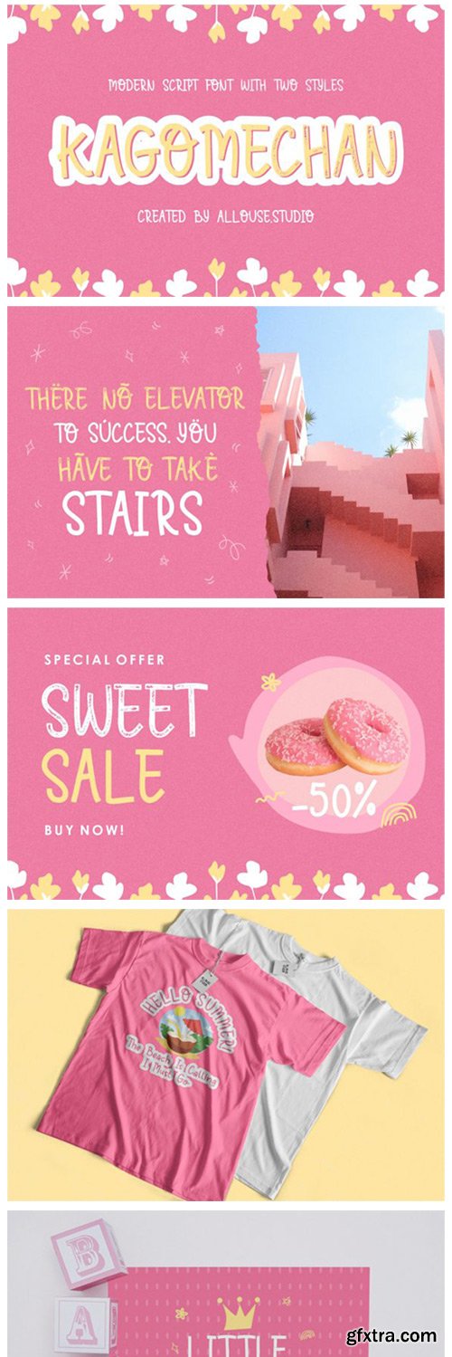 Kagomechan Font Kagomechan Font