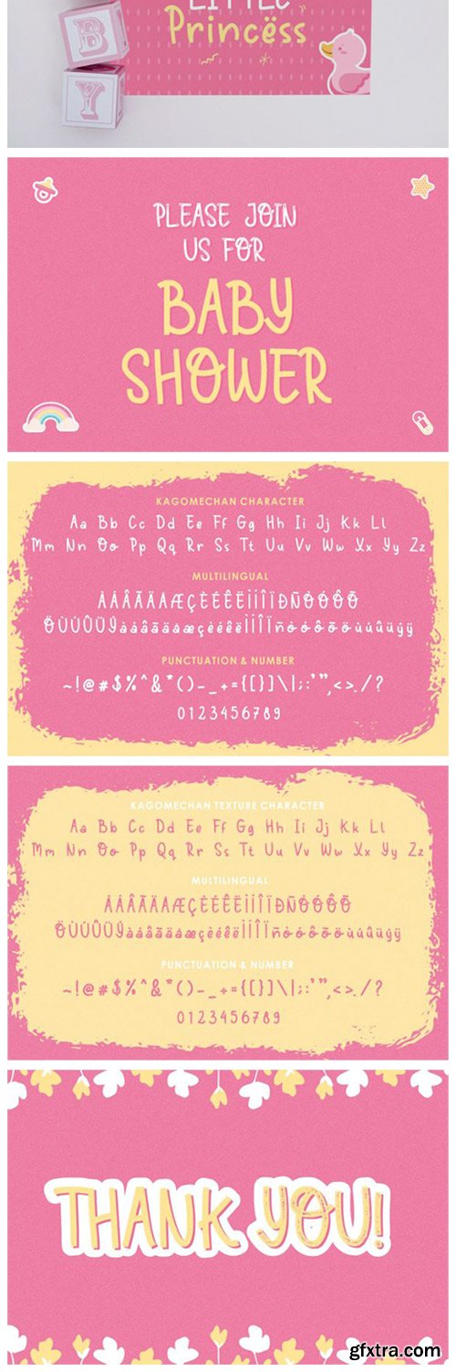 Kagomechan Font Kagomechan Font