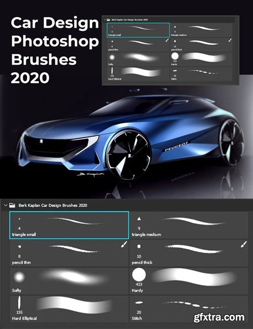 Car Design Photoshop Brushes 2020