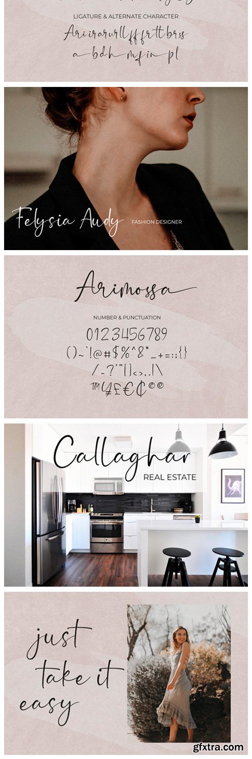 Arimossa Font Arimossa Font