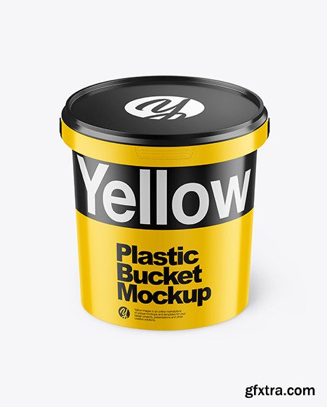 Download Glossy Plastic Bucket Mockup 69708 » GFxtra