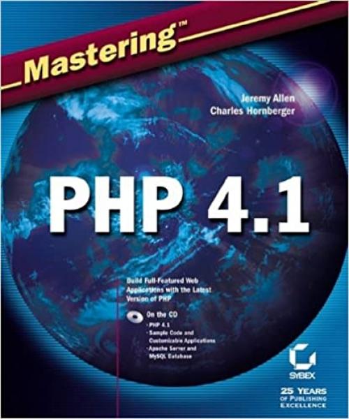  Mastering PHP 4.1 with CDROM 