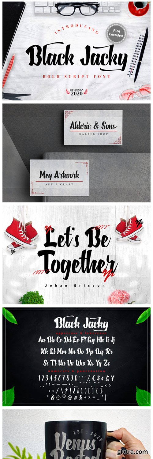 Black Jacky Font Black Jacky Font