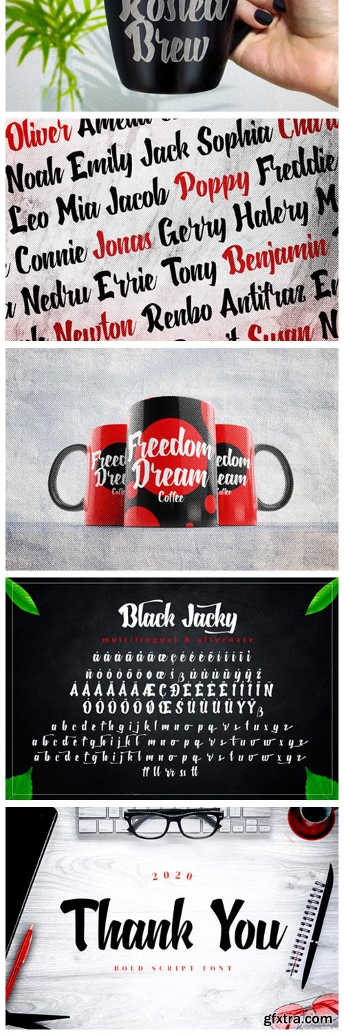 Black Jacky Font Black Jacky Font