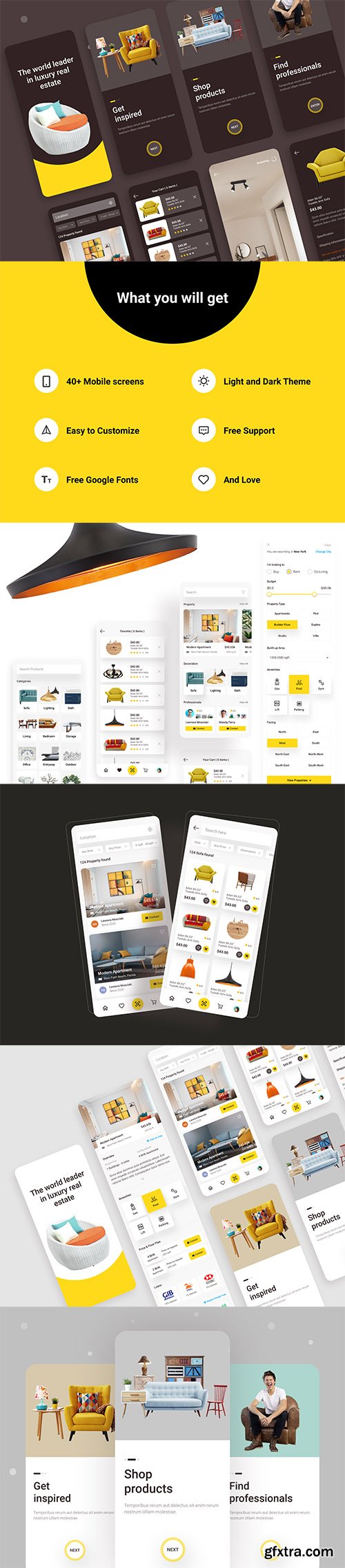 Real Estate & E-commerce UI Kit Real Estate & E-commerce UI Kit