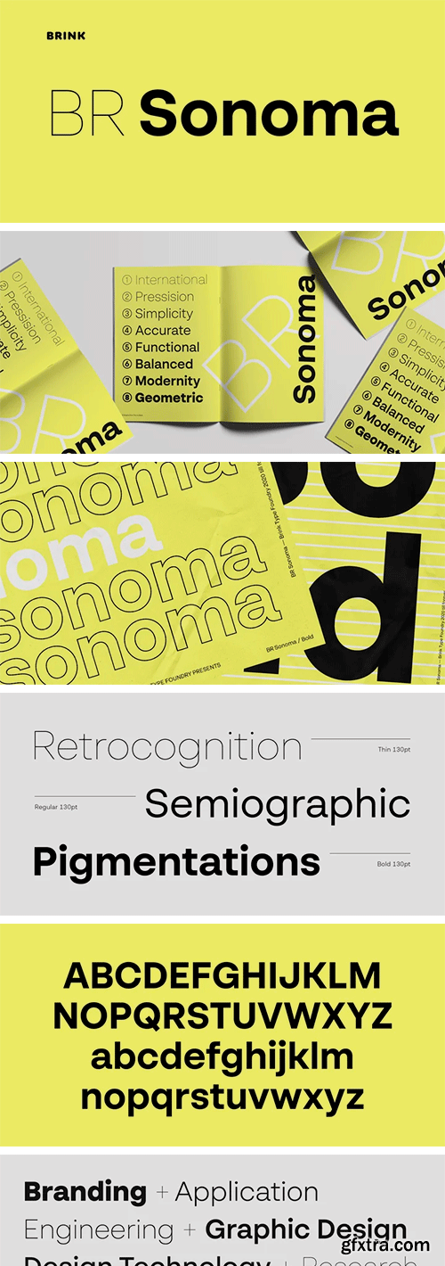 BR Sonoma Font Family