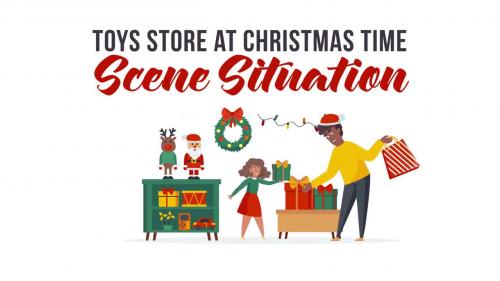 MotionArray - Toys Store At Christmas Time - Scene - 856495