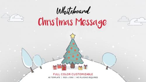 MotionArray - Whiteboard Christmas Message - 856876