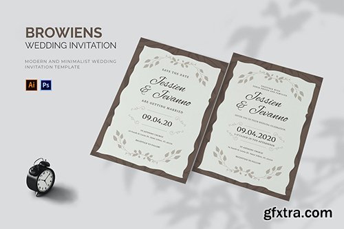 Browiens - Wedding Invitation