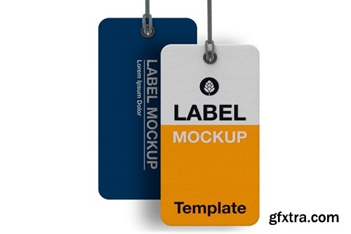 Carton Hang Tag Mockup