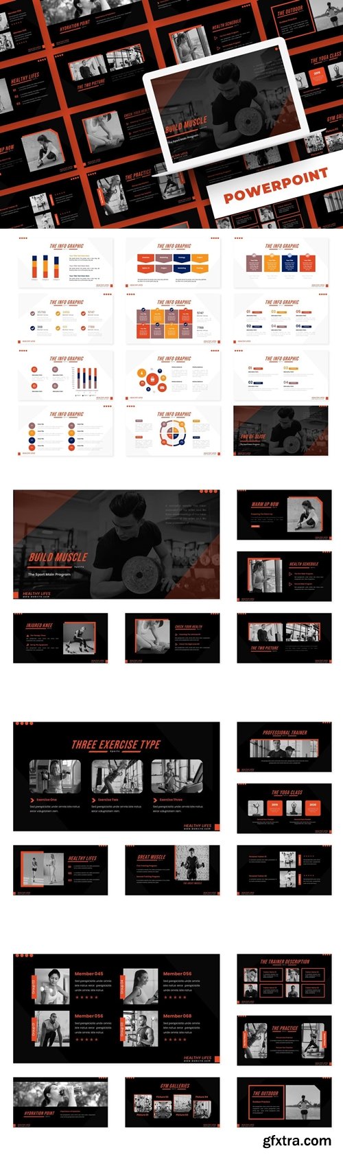 Build Muscle - Powerpoint Template