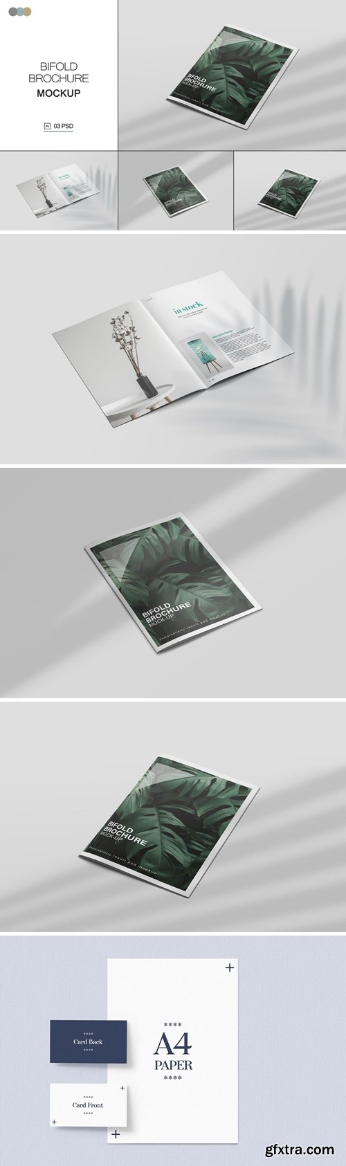 Bifold Brochure Mockup