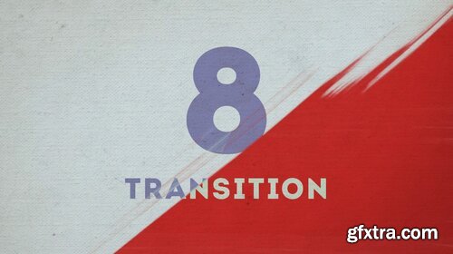 Videohive - Paint Brush Transitions Reveal Pack - 8079190