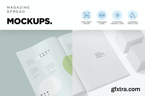 Magazine Spread Mockups