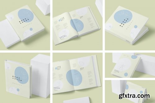 Realistic Book Cover Mockups