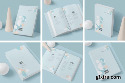 Hard Book Mockups